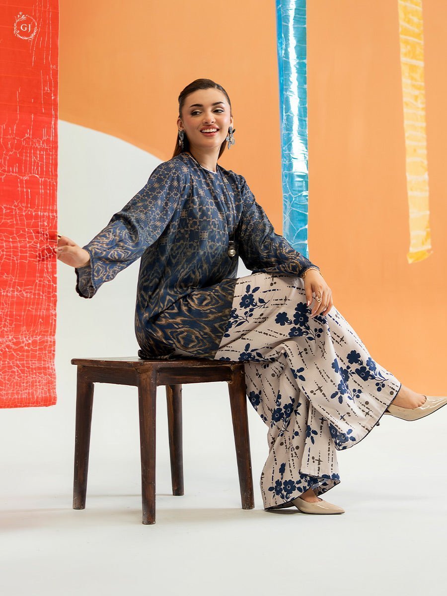 2 PC UNSTITCHED (SHIRT & TROUSER) - GJECH2501A3 - Image 2