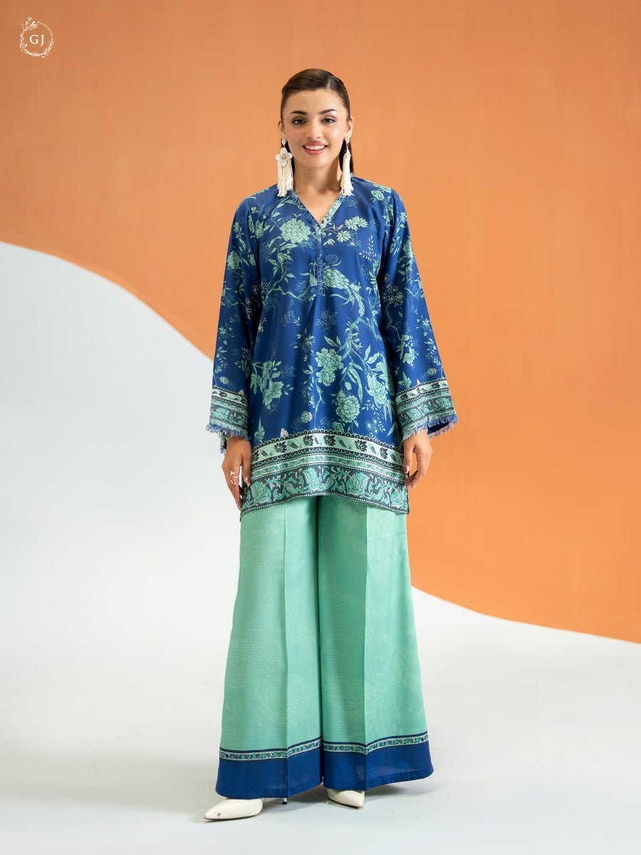 2 PC UNSTITCHED (SHIRT & TROUSER) - GJECH2501A8