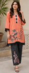 Stitched Embroidered, 2 PC