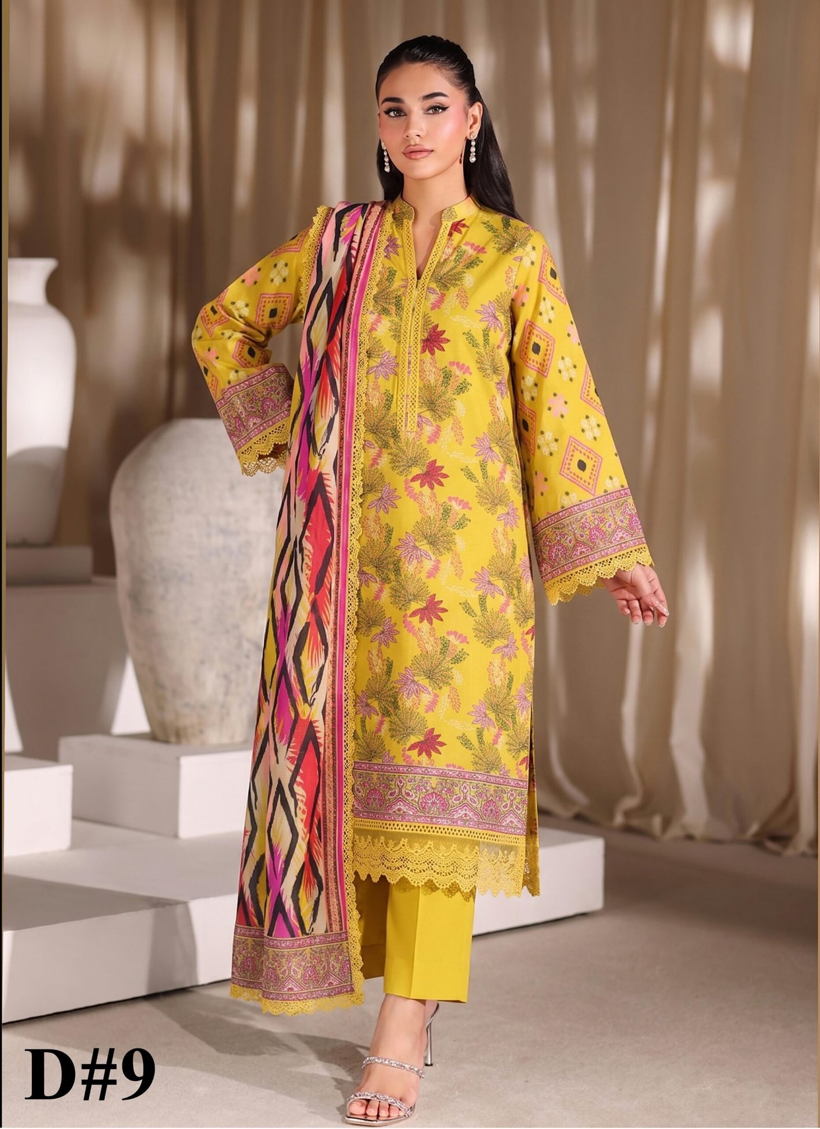 EveryDay, 3 PCs, Unstitched, Digital Printed Premium Lawn