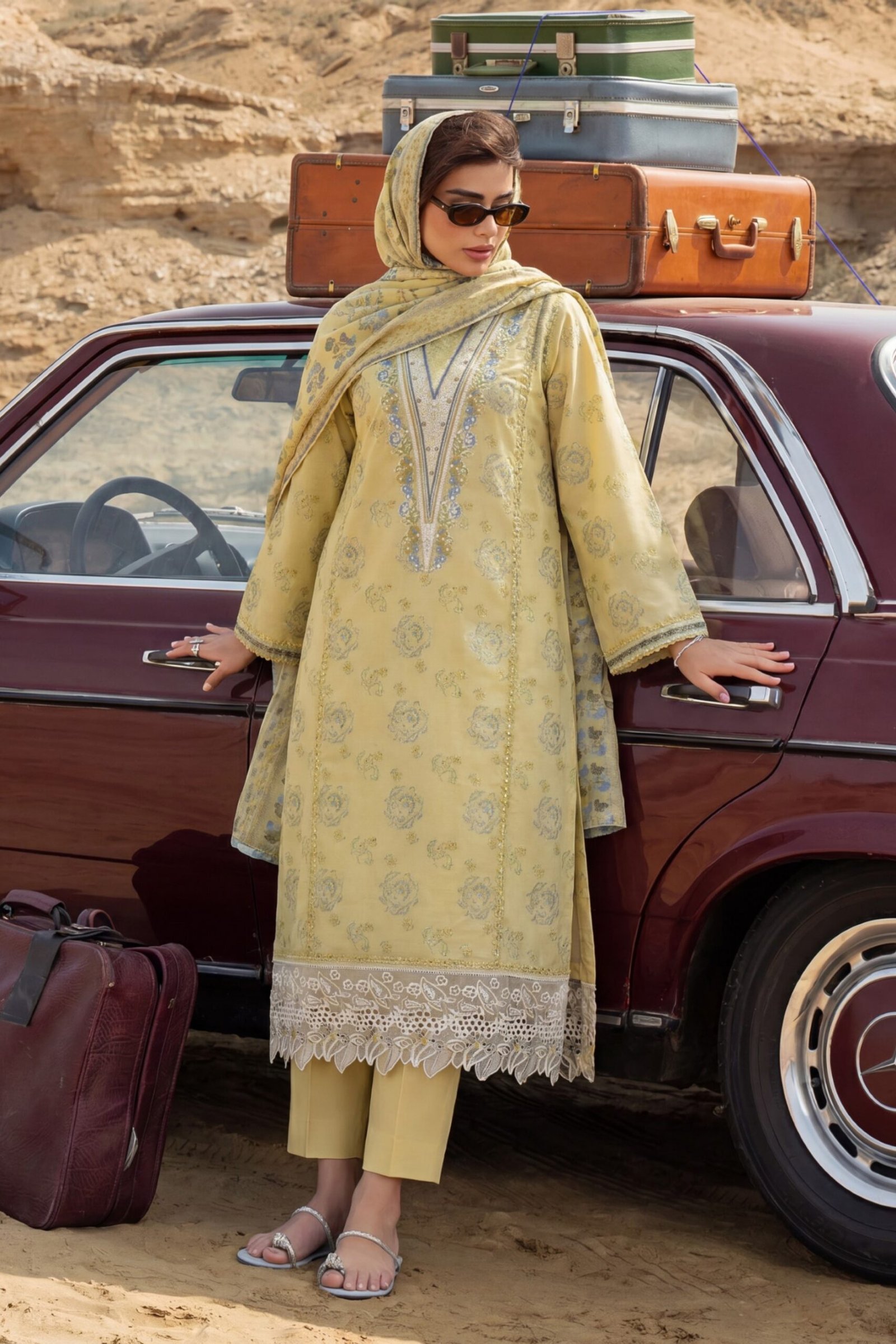 3 Piece, Unstiched, Digital Printed Lawn